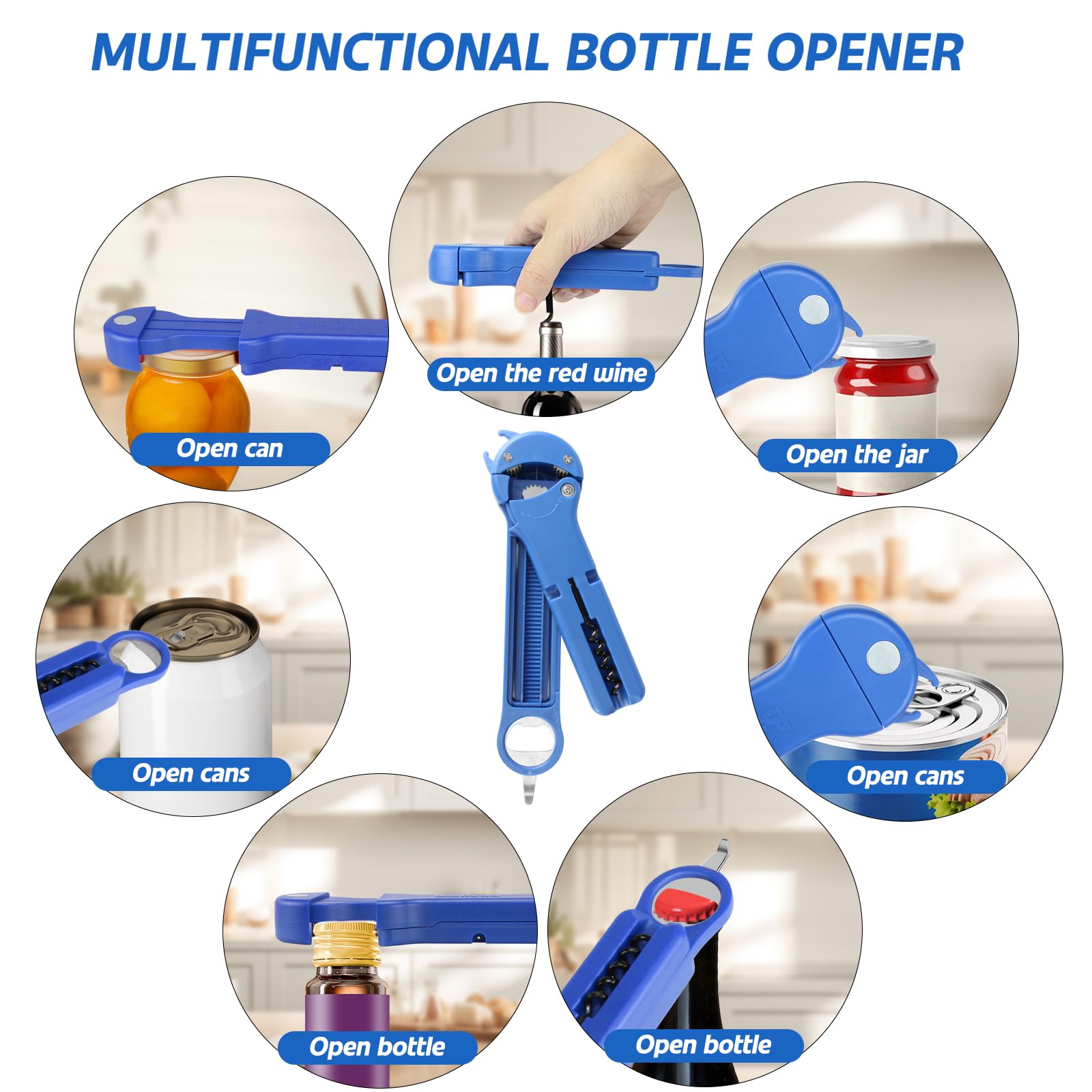 Banyaa bottle and can opener in action shows effortless leverage for everyday tasks.
