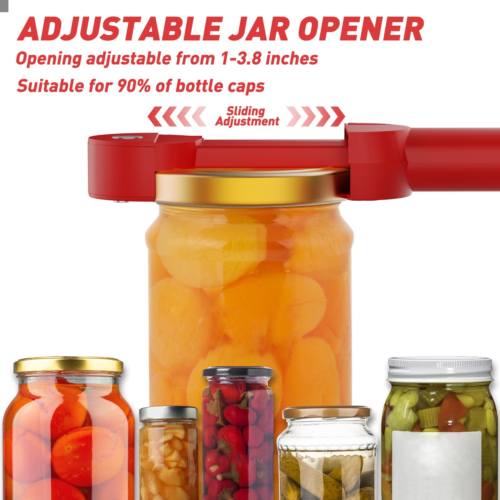 Magnetic top keeps Banyaa opener ready on fridge for quick access.