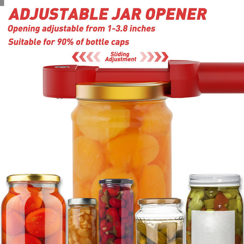 Magnetic top keeps Banyaa opener ready on fridge for quick access.