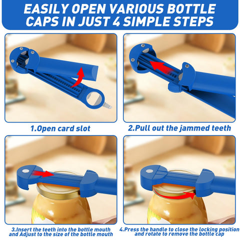 Banyaa retractable bottle opener adapts to different cap sizes for effortless opening.