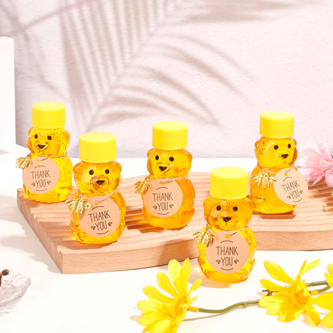 Barafat honey bear bottle lid closeup, leakproof design