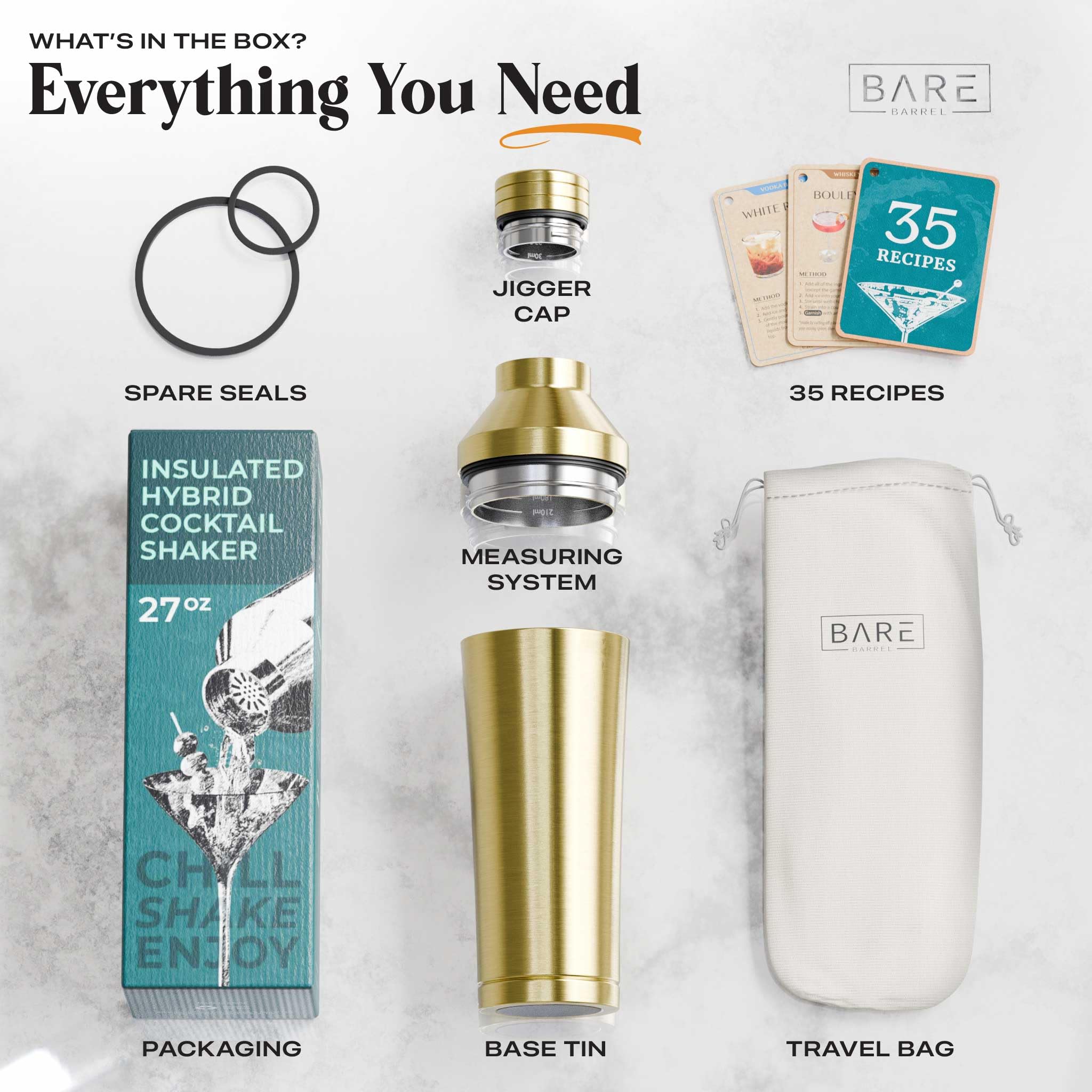 Bare Barrel 35 recipe cards spark new cocktail ideas at home