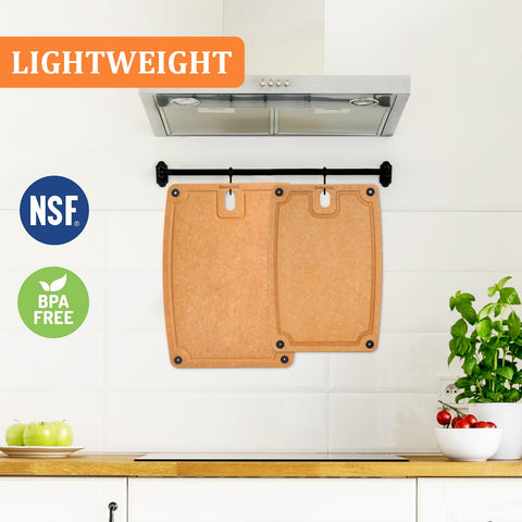 Barenthal outdoor-ready cutting board for camping or barbecue.