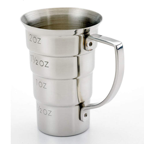Barfly M37108 jigger dishwasher-safe stainless steel for easy cleanup