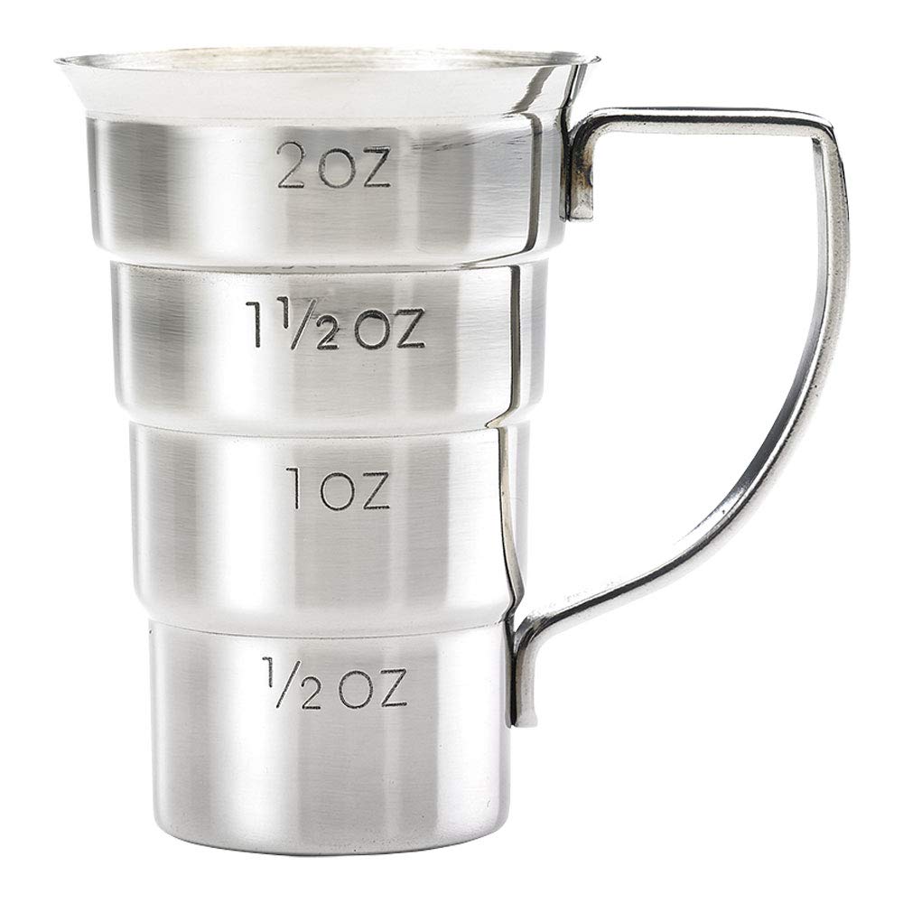 Barfly M37108 jigger durable single-piece stainless body for lasting accuracy