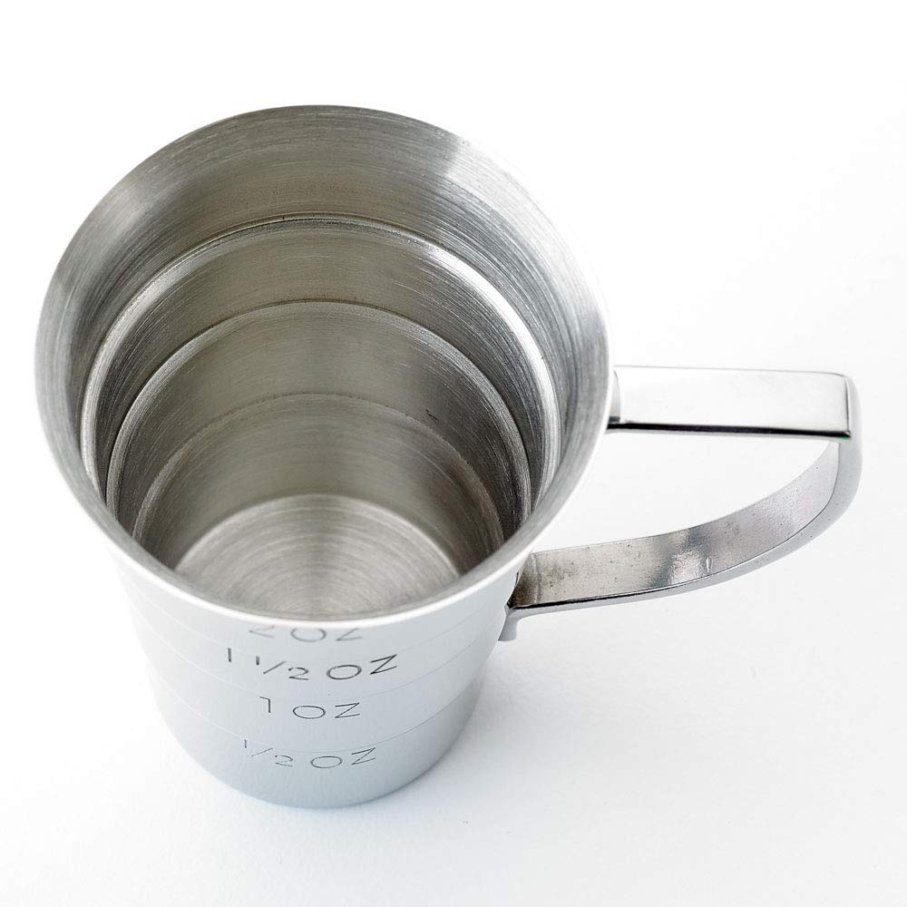 Barfly M37108 jigger ergonomic handle for controlled pours