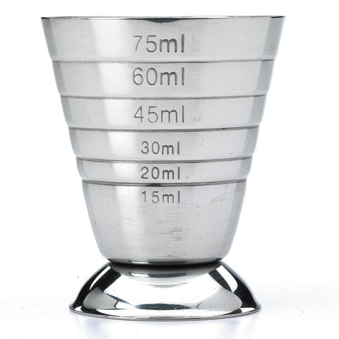 Barfly measuring cup shows etched markings for quick reads
