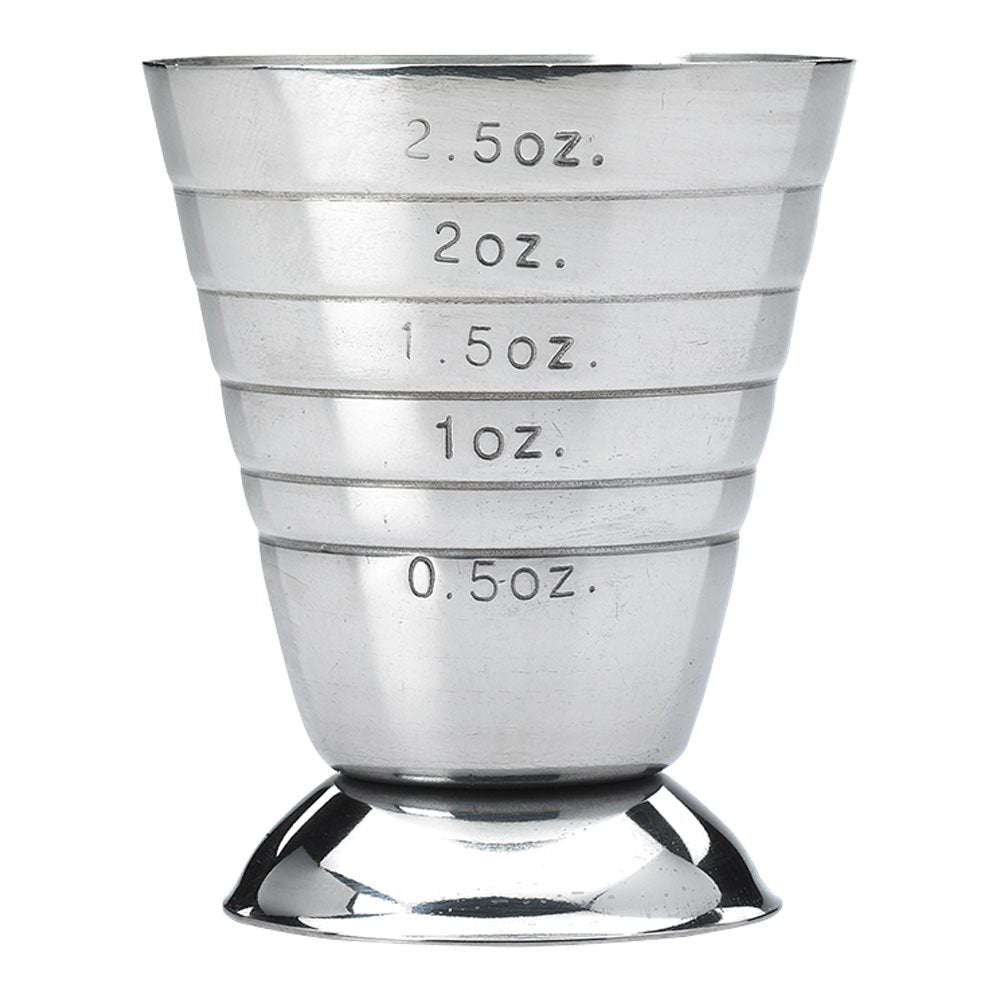 Barfly measuring cup in durable stainless steel designed for long use