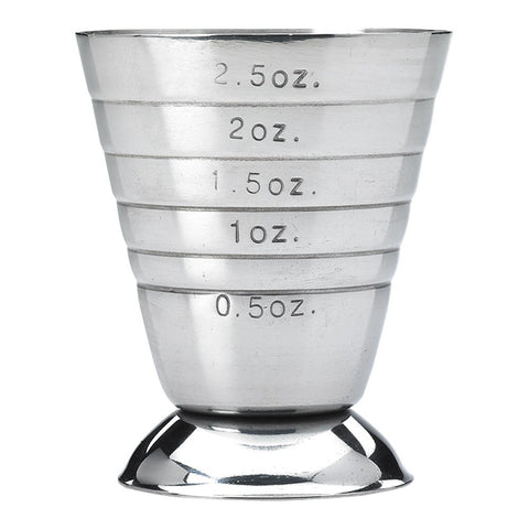 Barfly measuring cup in durable stainless steel designed for long use