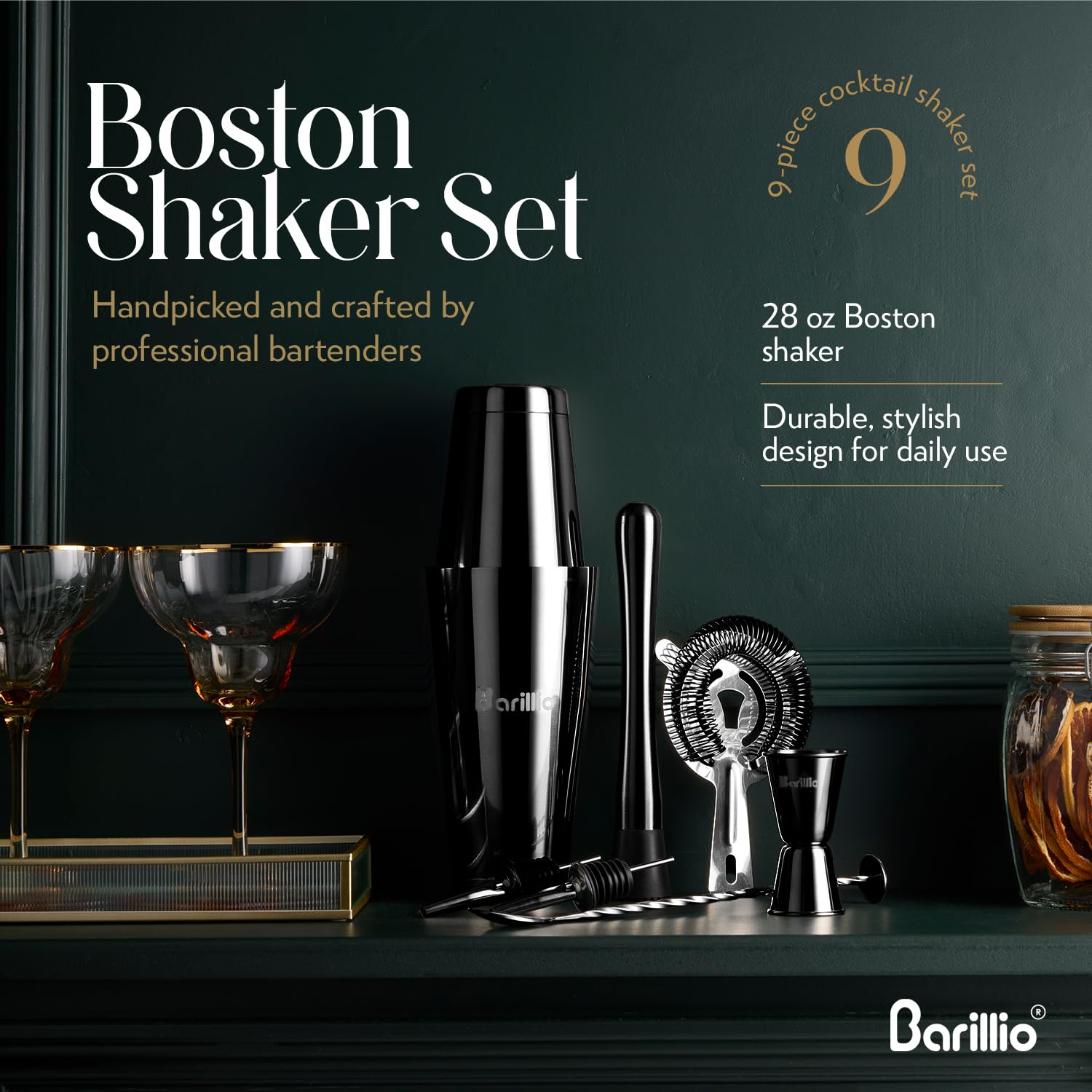Barillio black velvet travel bag keeps tools organized for transport.