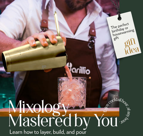Barillio Gold Mixology Kit: double jigger delivers precise, balanced pours