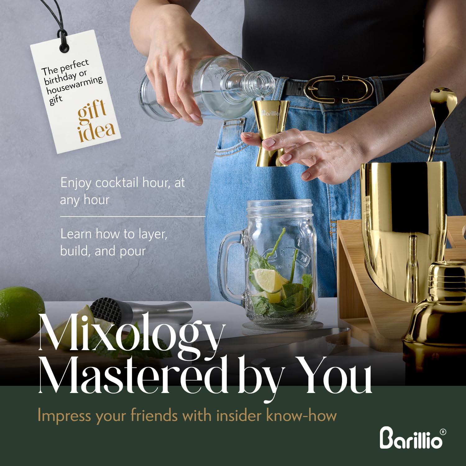 Barillio Gold recipe booklet inspires new cocktail ideas.