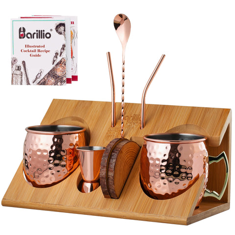 Barillio recipe booklet offering mule cocktail ideas