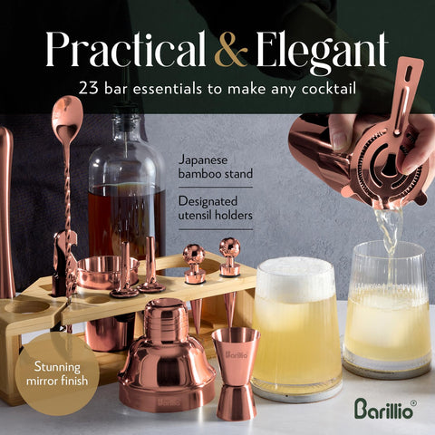 Barillio recipe booklet and Happy Hour eBook to spark at-home mixology ideas.