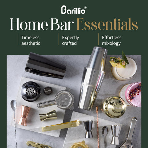 Barillio recipe booklet guides creative mixing sessions and recipe ideas.