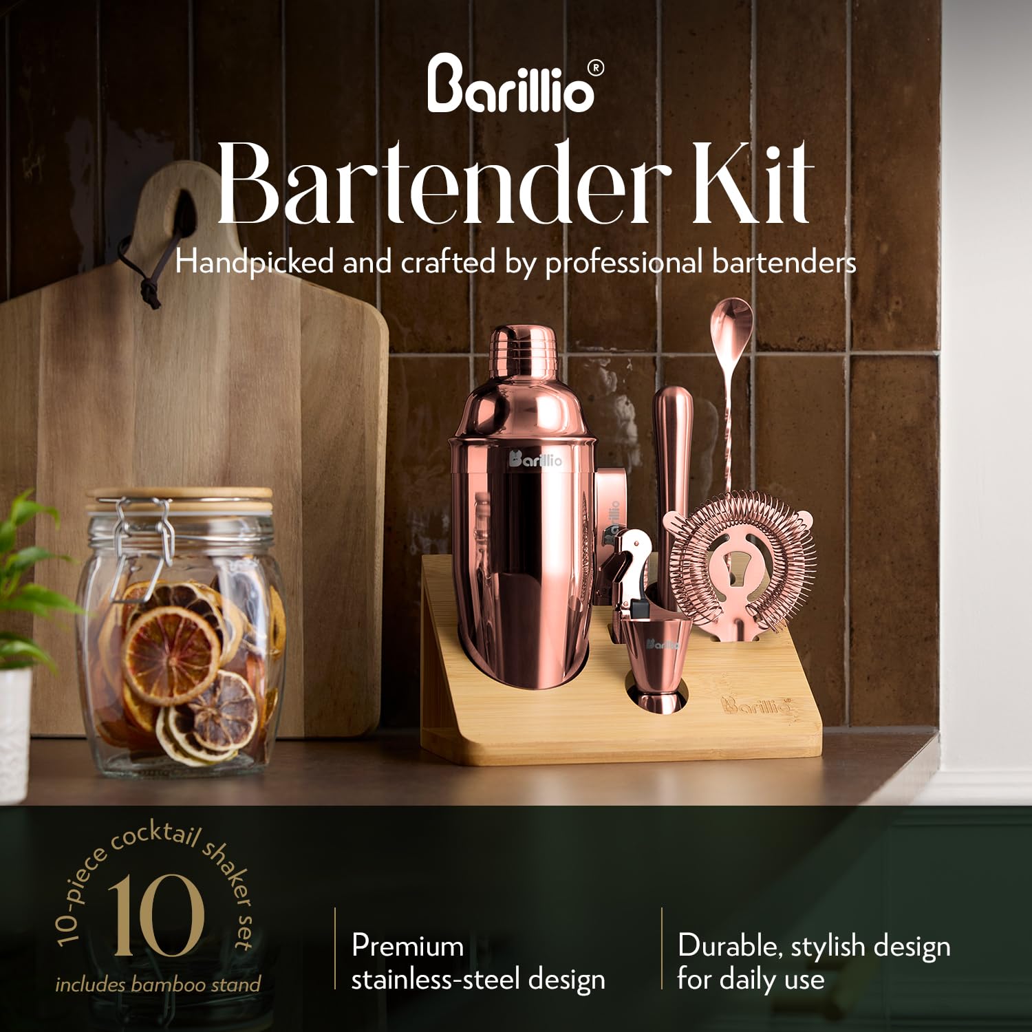 Barillio recipe booklet guides you through classic and modern cocktails