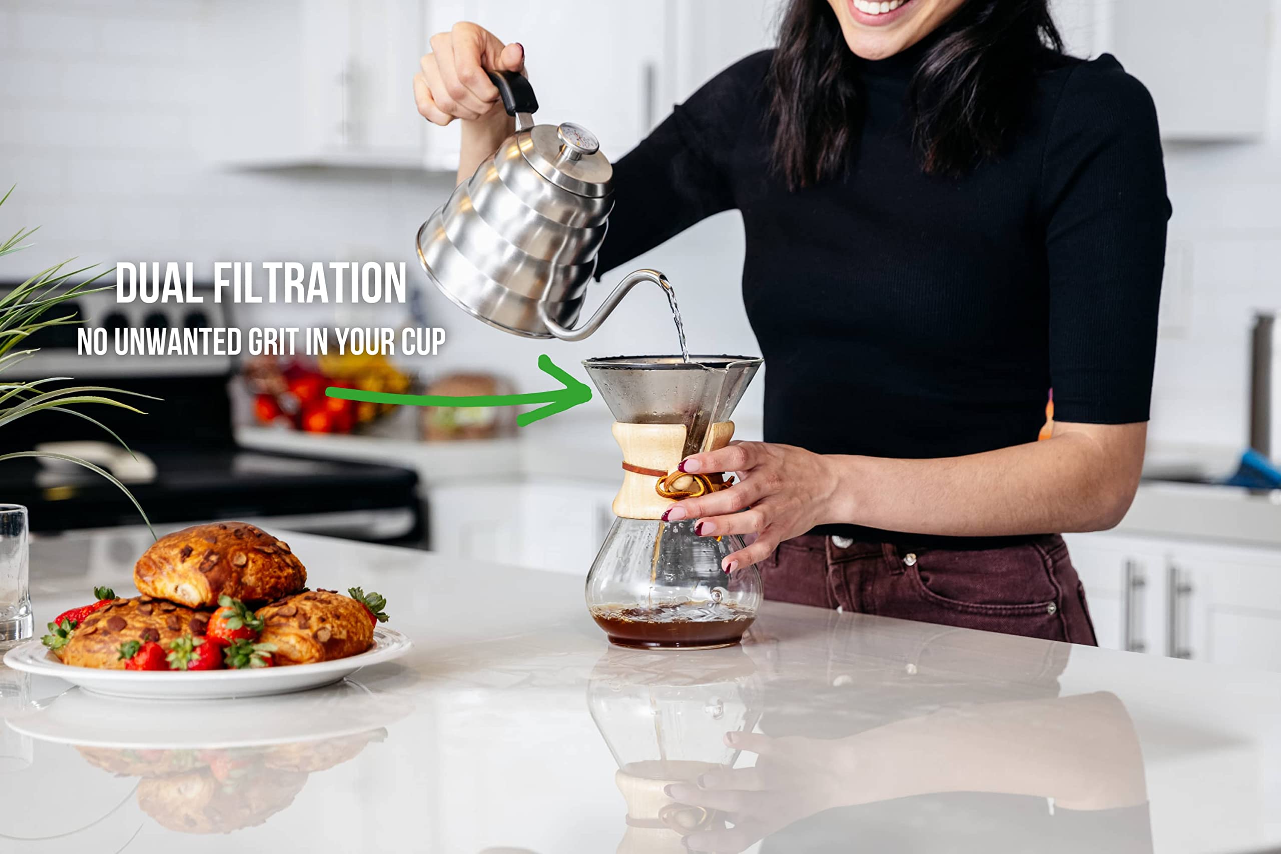 Barista Warrior exterior laser-cut layer adds durable design for daily use.