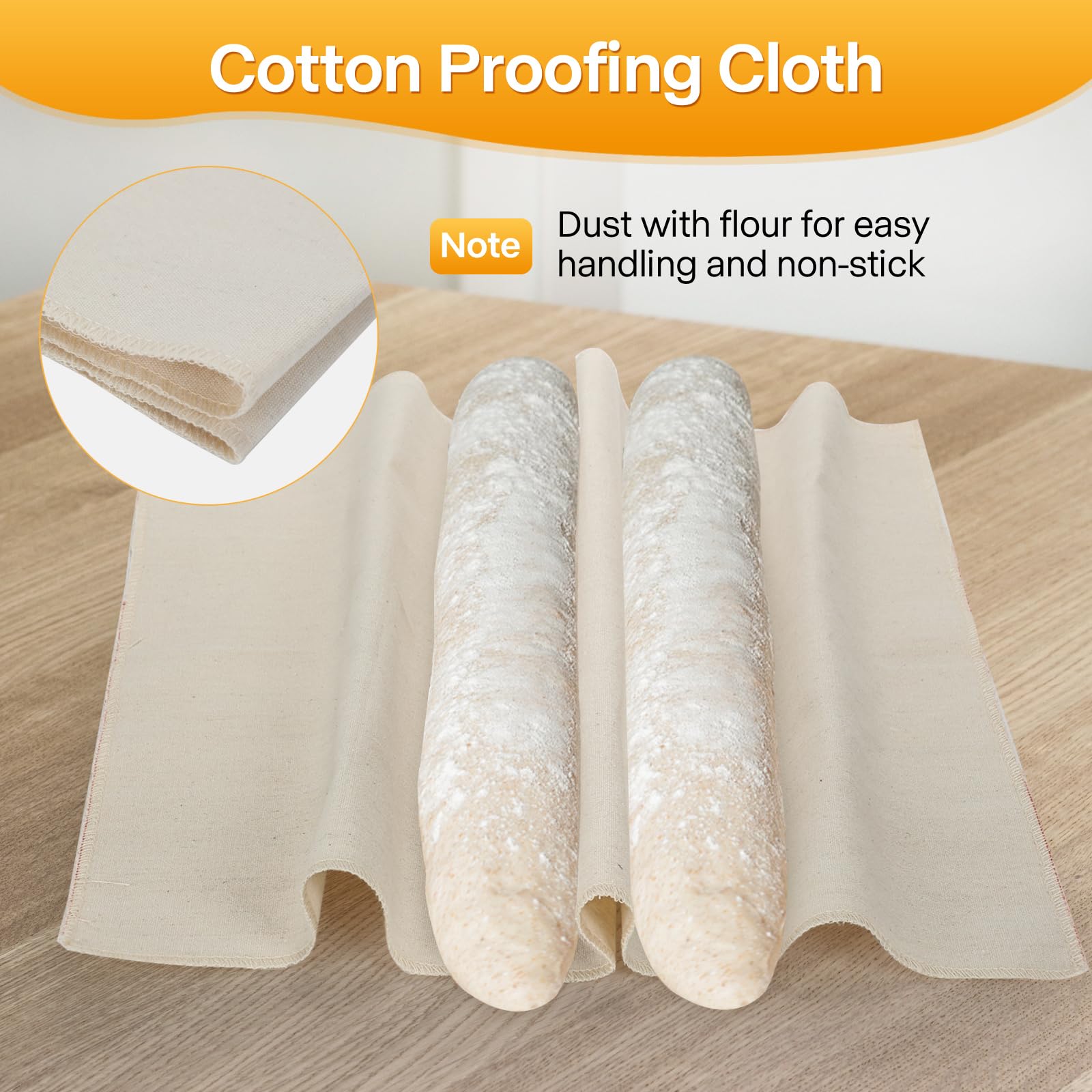 Barlket baguette pan gift-ready design suits home bakers.