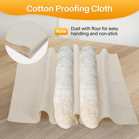 Barlket baguette pan gift-ready design suits home bakers.