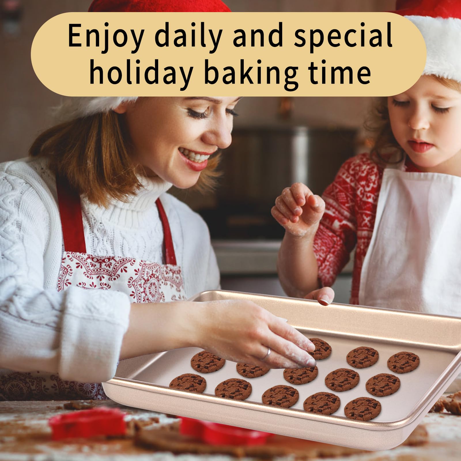 Barlket 9x11 sheet pan in compact pack for easy storage.