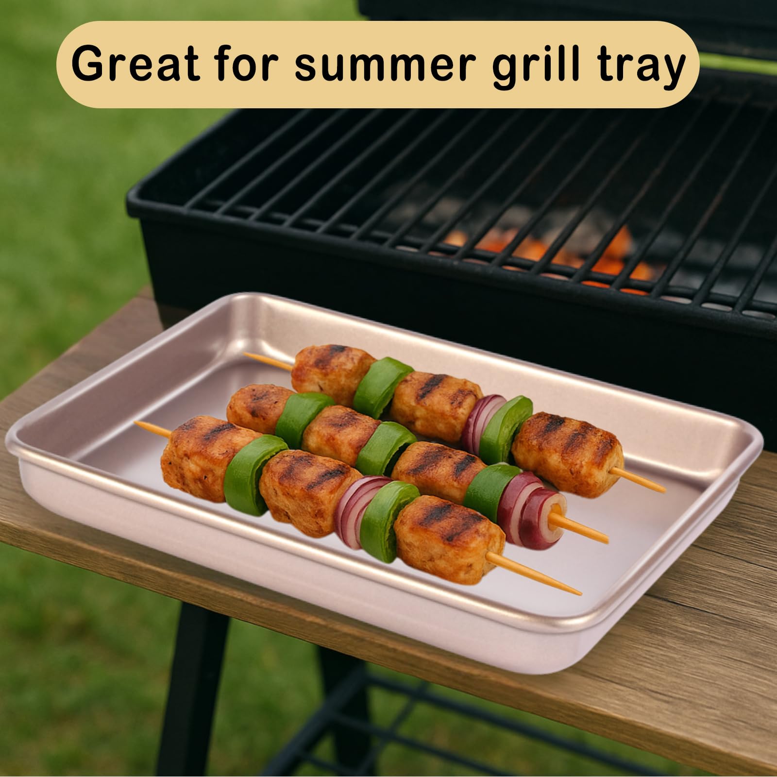 Barlket sheet pan ideal for summer cookies and snacks.