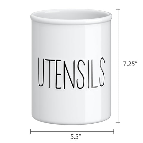 Barnyard Designs porcelain-like finish adds rustic charm to your kitchen display.