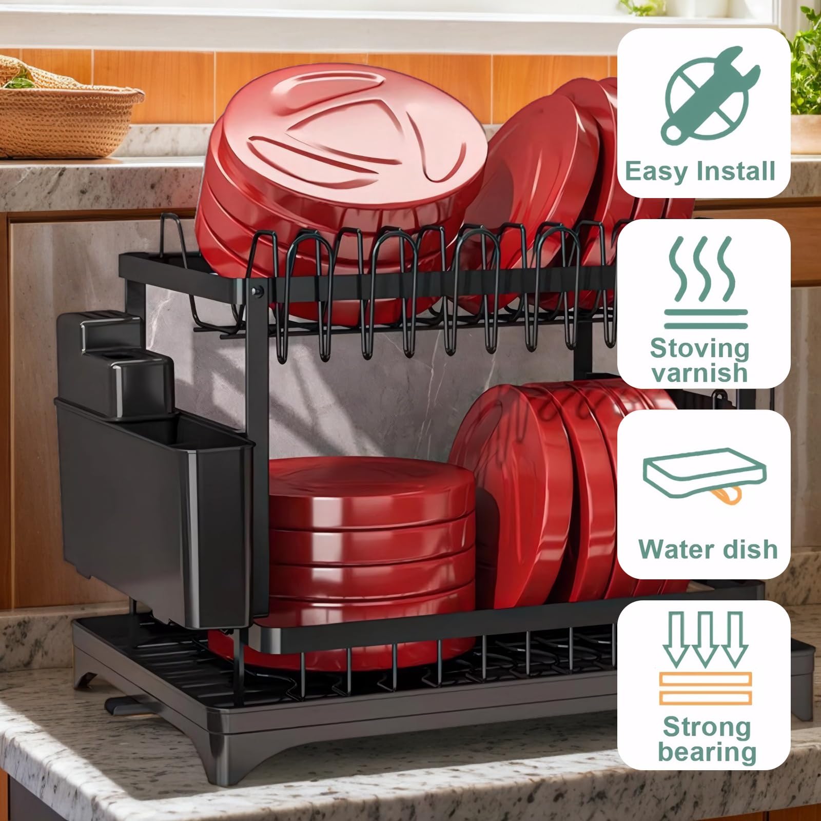 Barphygo rustproof coating on stainless steel rack for durability