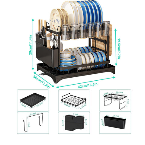 Barphygo large-capacity rack ready to hold plates, bowls, and cups