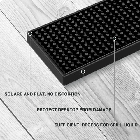 BARsics spill mat catches drips to protect counters