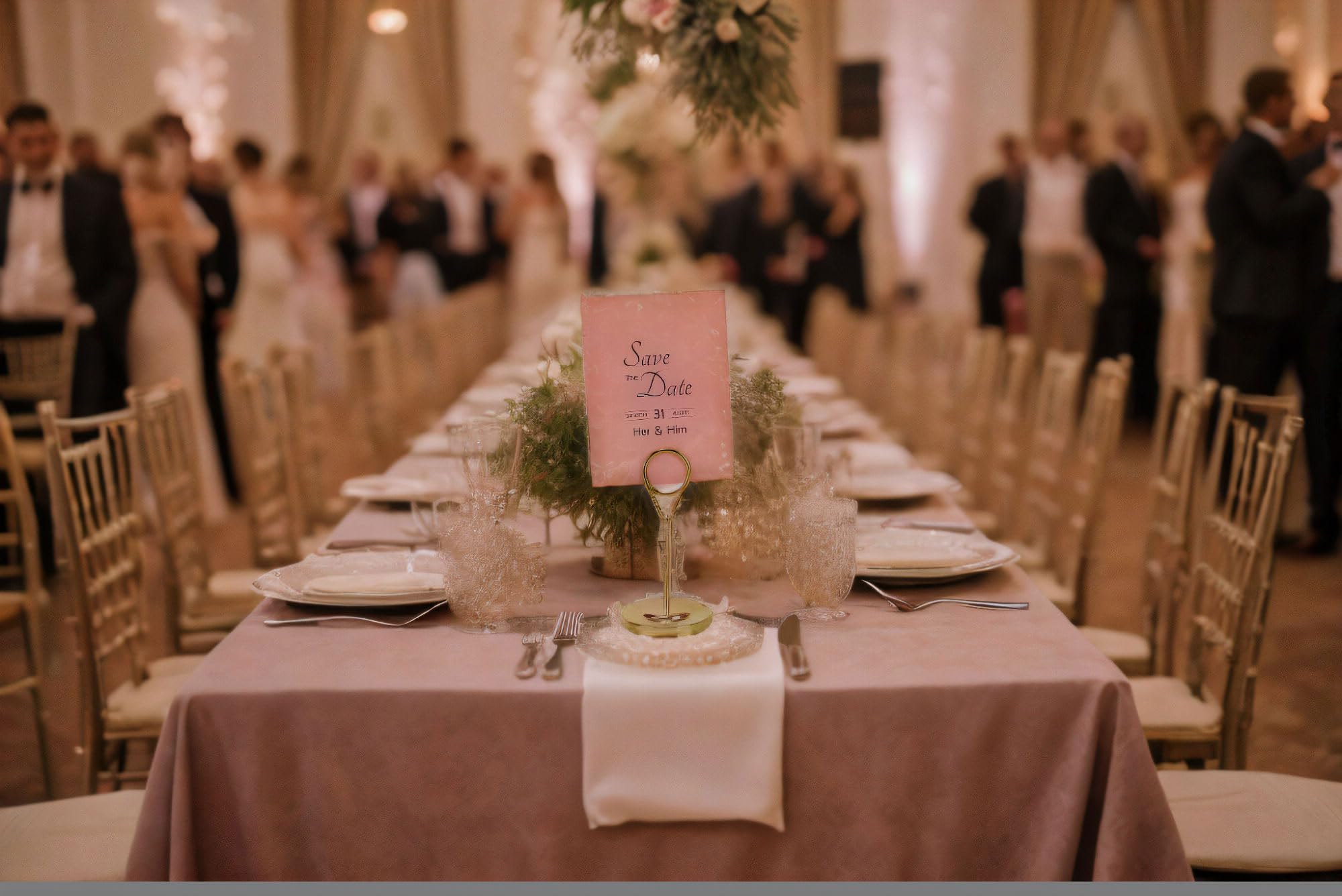 BARsics heavy-duty holders with a lustrous gold finish for events.
