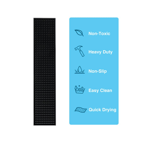 BARsics heavy-duty PVC mat for long-lasting durability