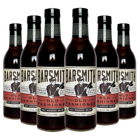 Barsmith Old Fashioned Mix bottle-front - premium non-GMO mixer for easy bourbon cocktails at home