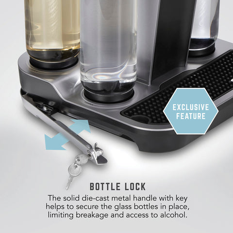 Bartesian automatic rinse system reducing cleanup after drinks.