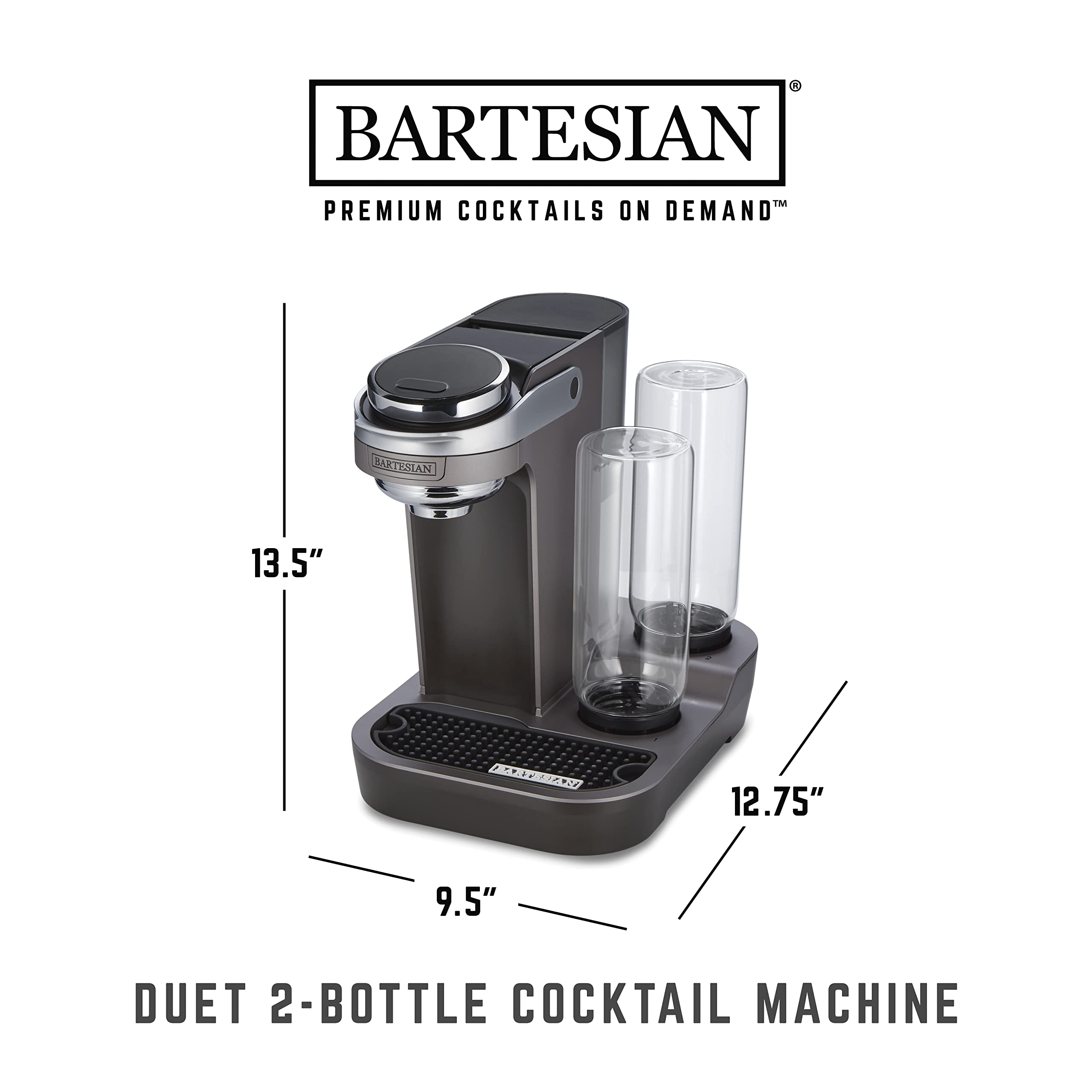 Bartesian Duet capsule latch closeup showing secure seating