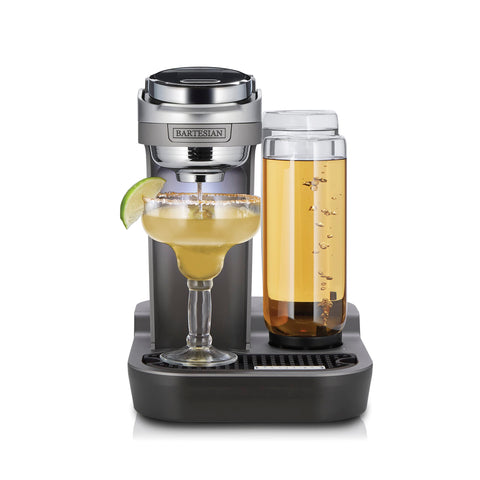Bartesian Duet front view showing compact home bar design and space-saving setup