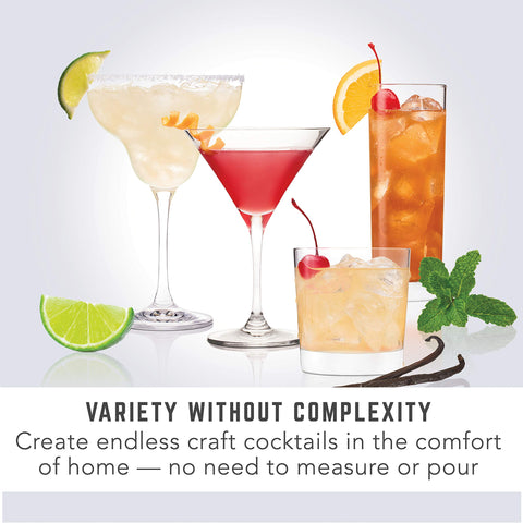Bartesian master mixologist capsules offer professional flavor options.