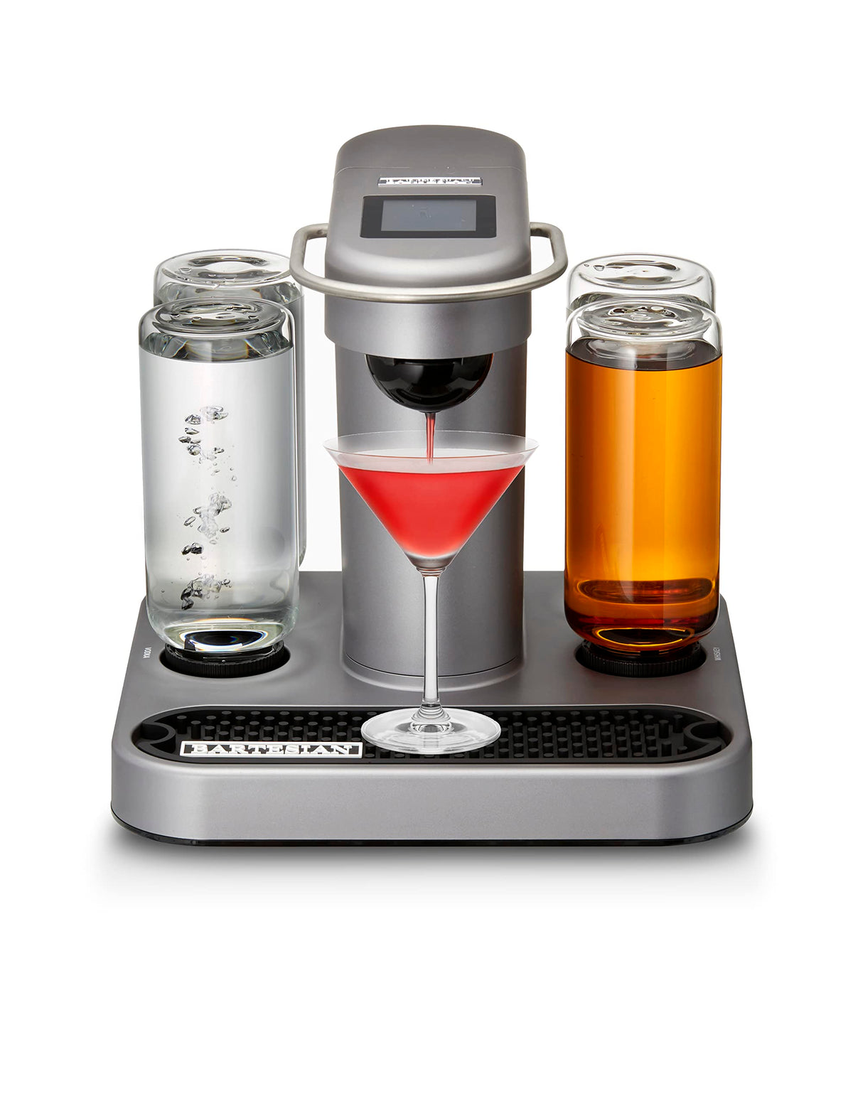Bartesian premium cocktail machine top view for easy home bartending.