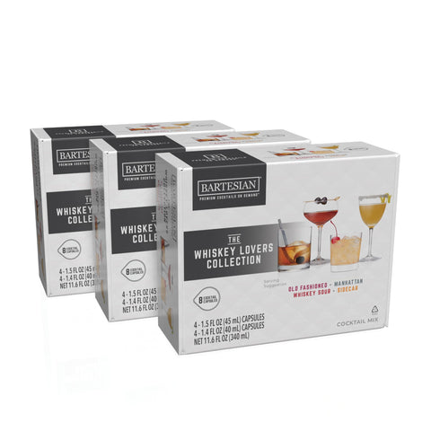 Bartesian whiskey-lovers capsules deliver consistent pours for home cocktails.