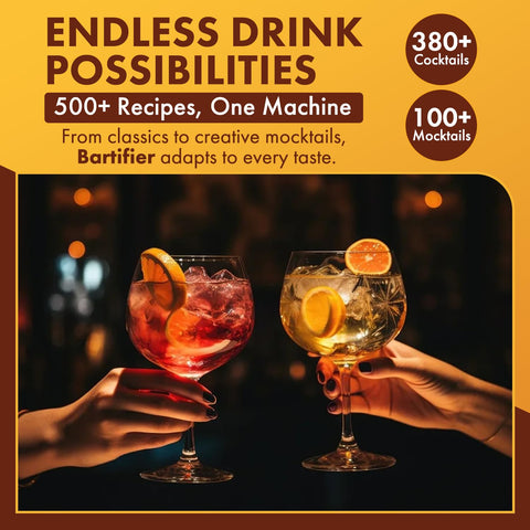 Bartifier AI flavor tuning to balance drinks