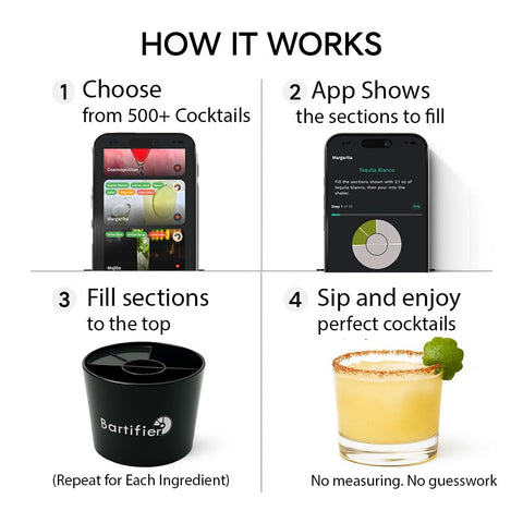 Bartifier app free setup and recipes on screen