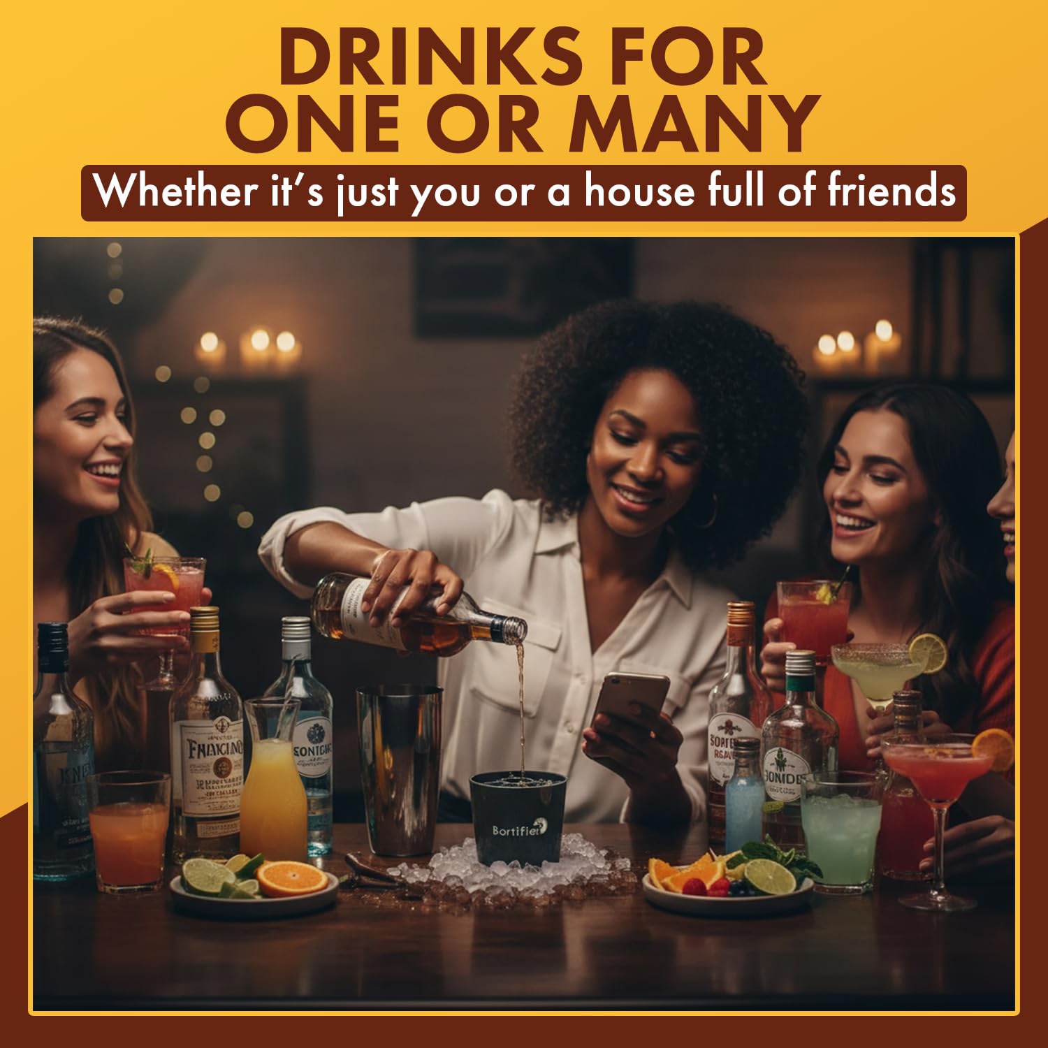 Bartifier create and save custom cocktail recipes