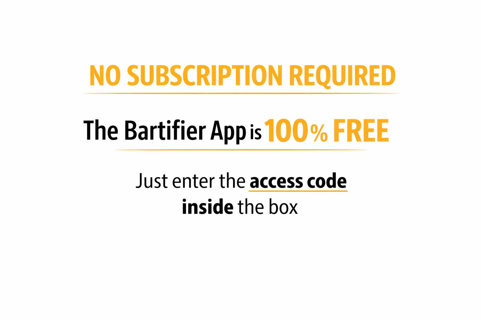 Bartifier precise-fill sections guide ingredients for accuracy