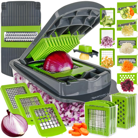 Bartnelli Vegetable Chopper Pro blades for versatile slicing and dicing in the kitchen