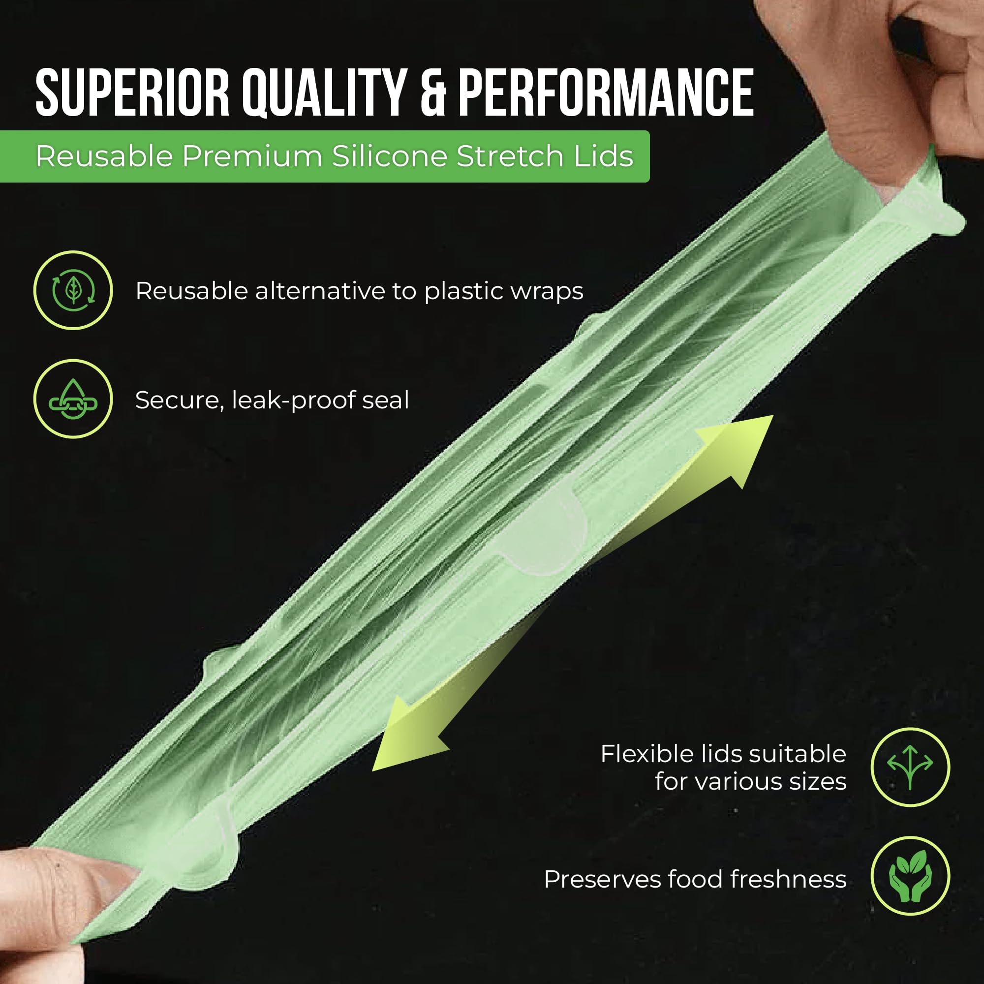 Basic Haus Mint Frost lid demonstrates heat and cold resistance for versatile use.