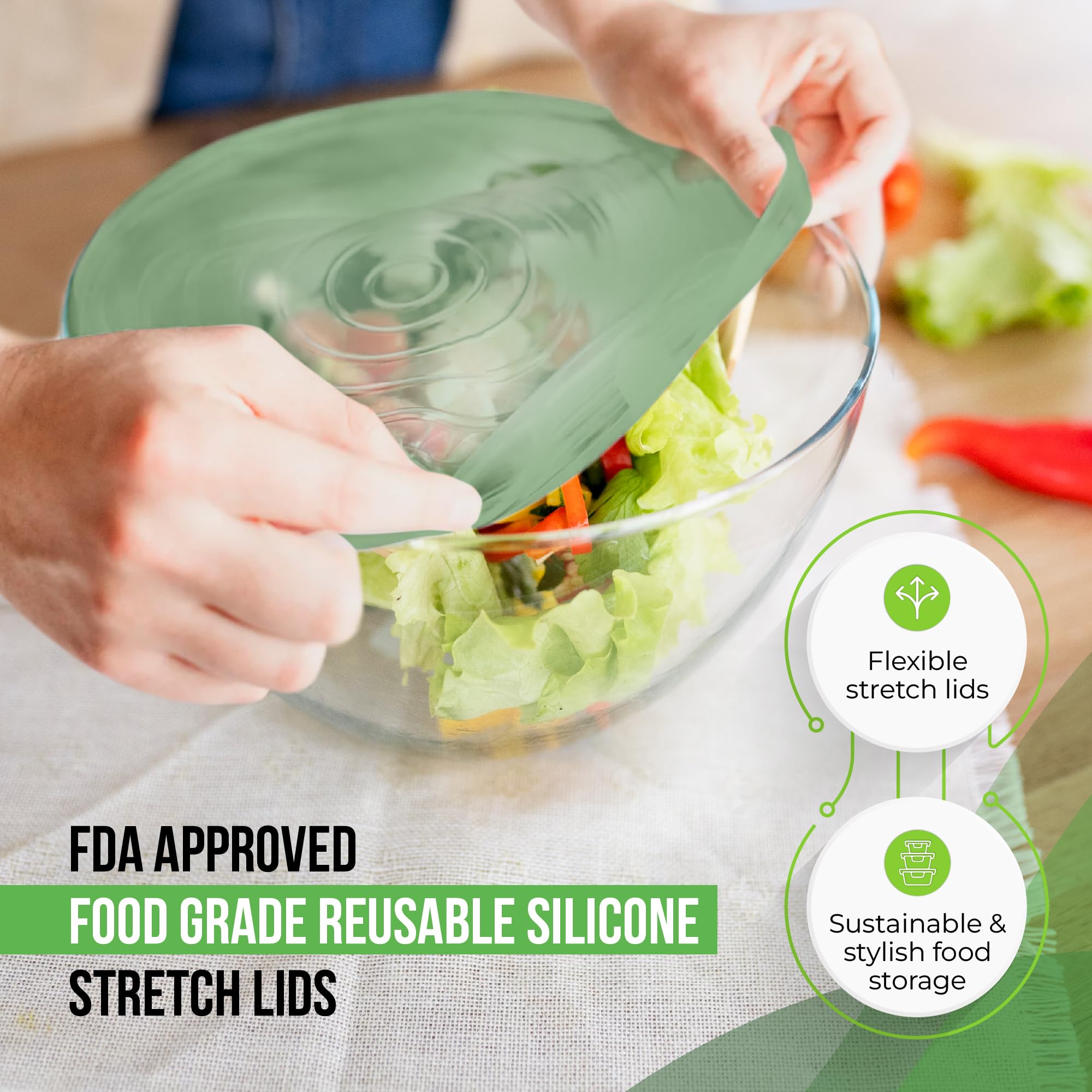 Basic Haus lid seals a wide-mouth jar securely to prevent spills.