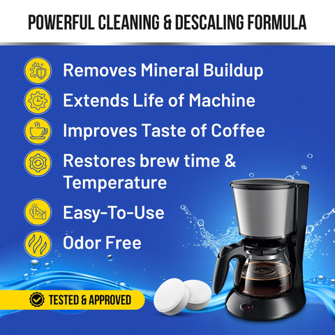 Bastion descaler tablet compatibility with Keurig, Nespresso, Ninja