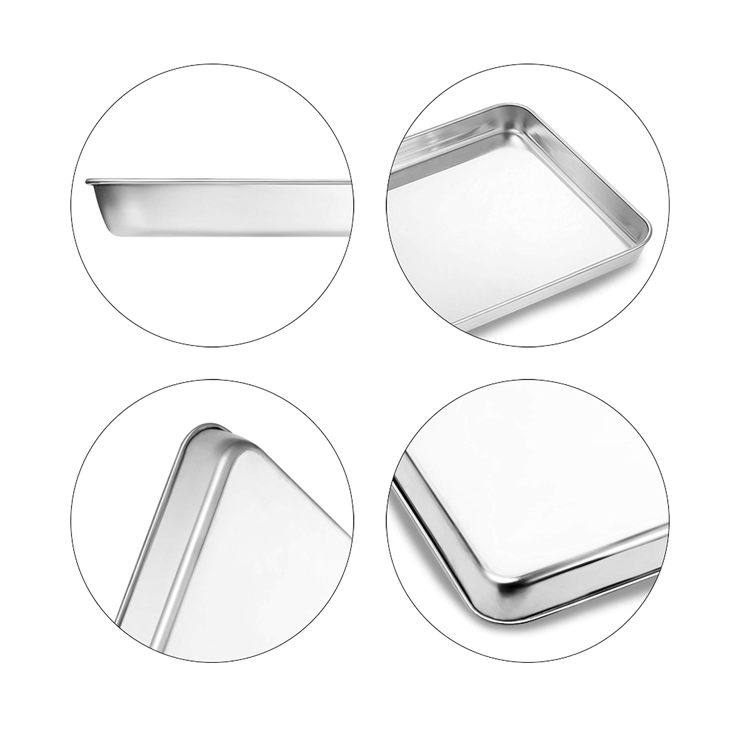 Bastwe 1-inch rim keeps juices contained for easy cleanup