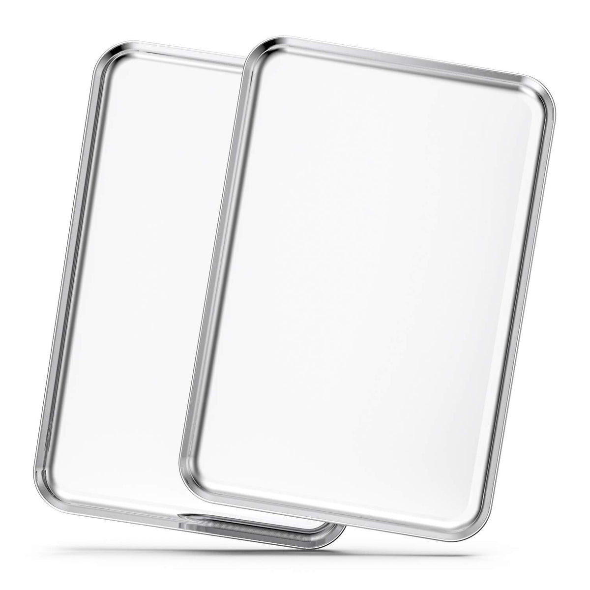 Bastwe baking sheets set: 20-inch stainless steel for even baking and easy cleanup