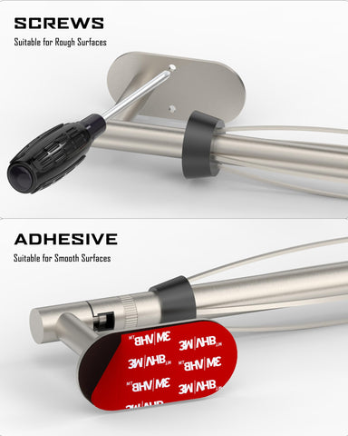 BathDANCE screw installation kit shown for secure wall mounting