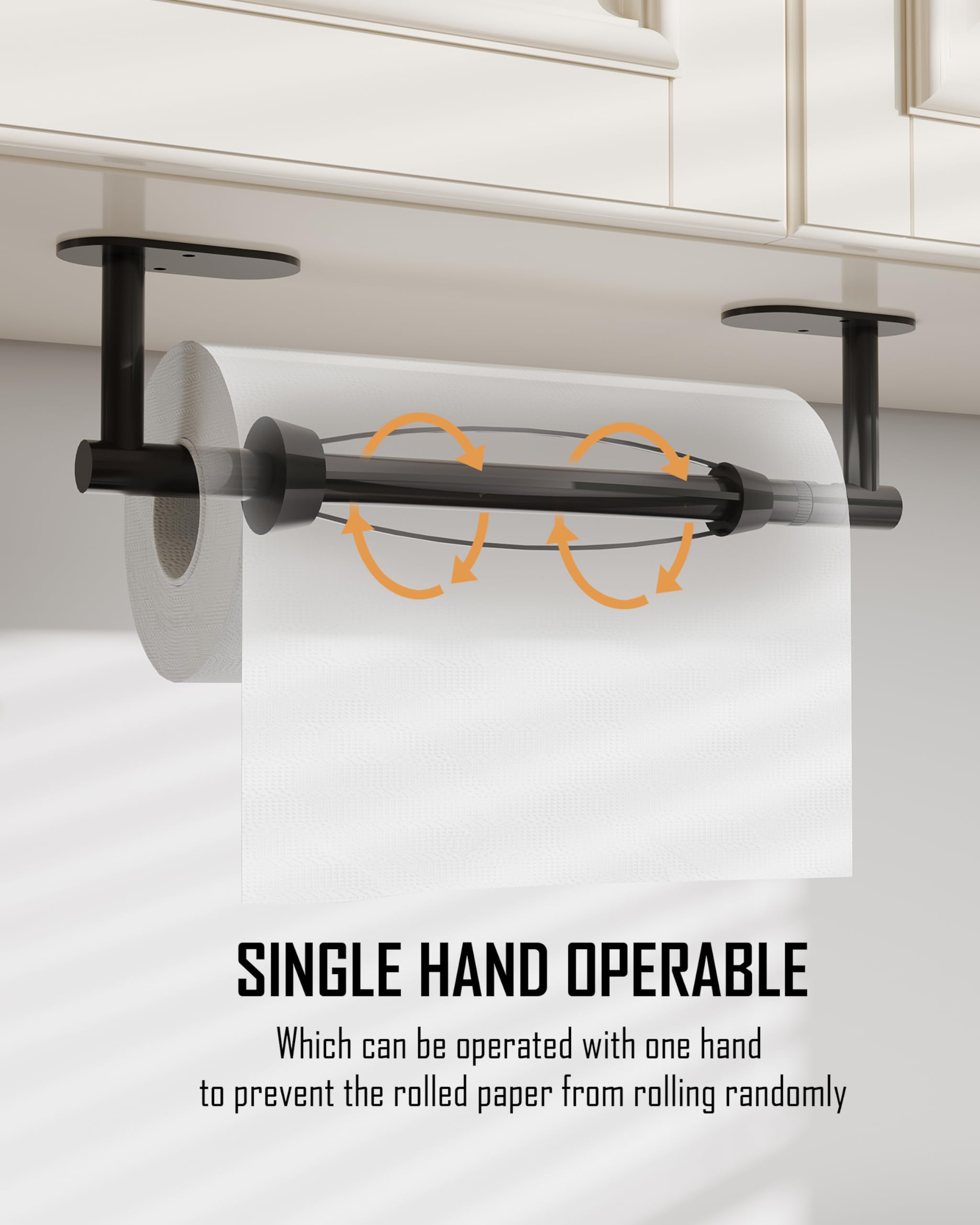 BathDANCE one-hand tear-damping showcases smooth tearing and controlled dispensing.